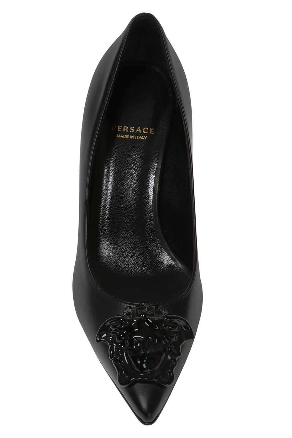 versace medusa head heels