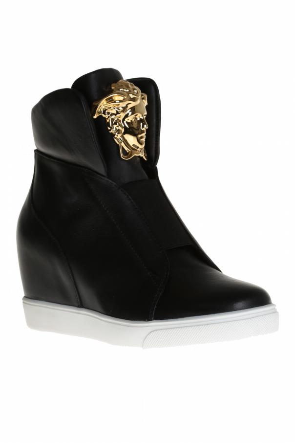 versace wedge sneakers