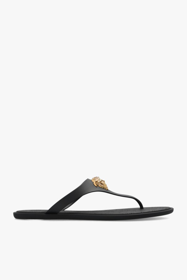 Versace Appliquéd flip-flops