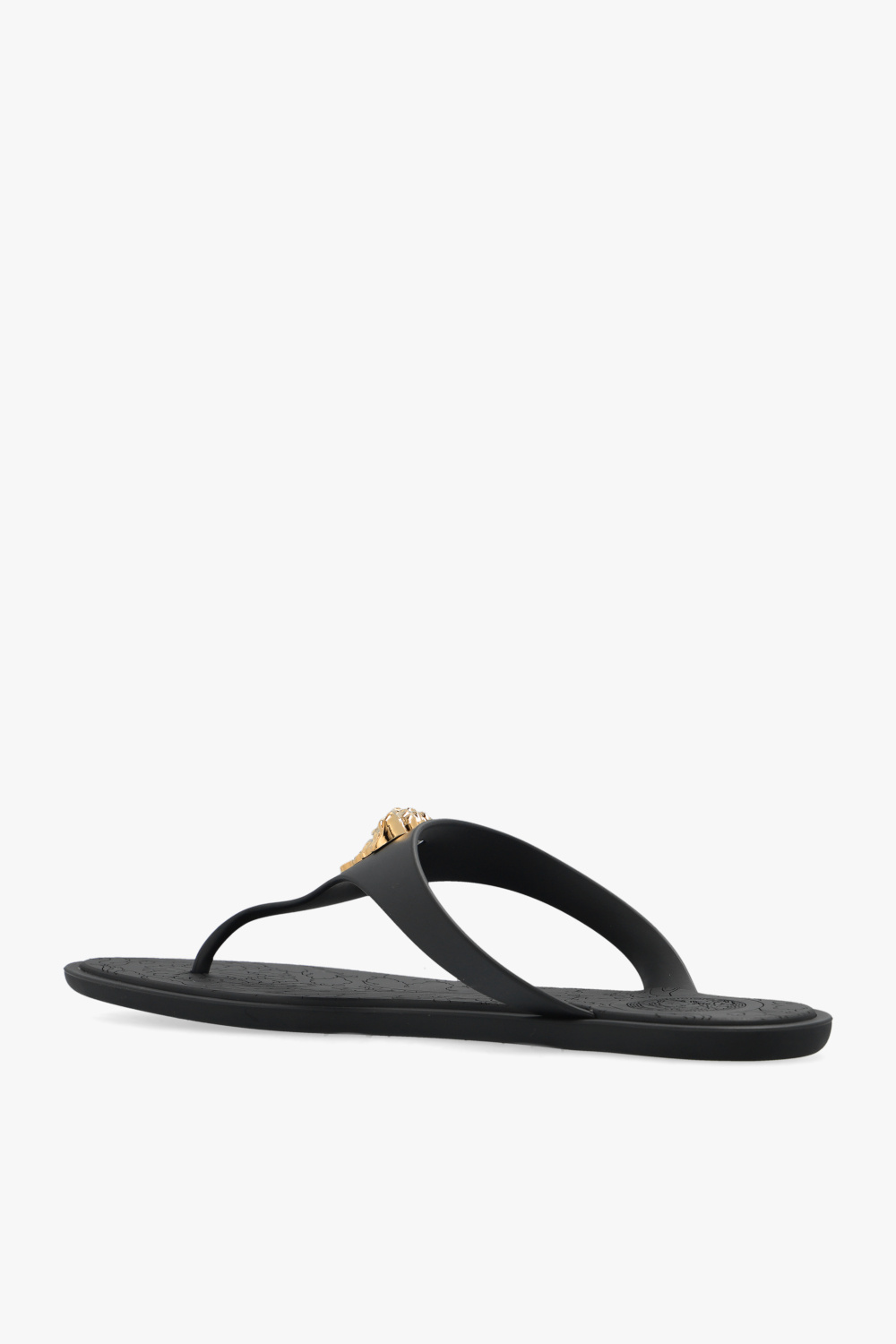 Versace Appliquéd flip-flops