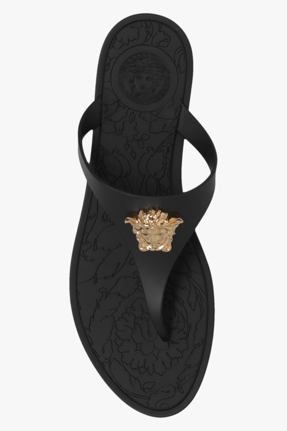 Versace Appliquéd flip-flops