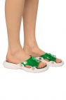 Versace GREEN Slides with logo