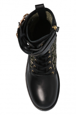 Versace Lace-up ankle boots