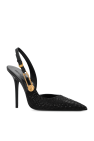 Versace BLACK Embellished pumps