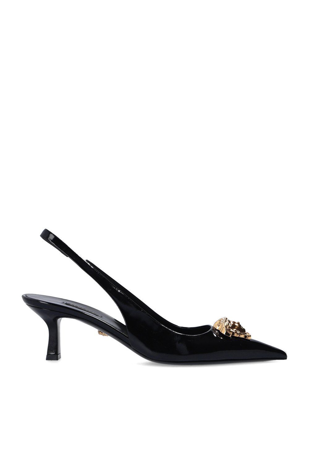 Versace Leather stiletto pumps