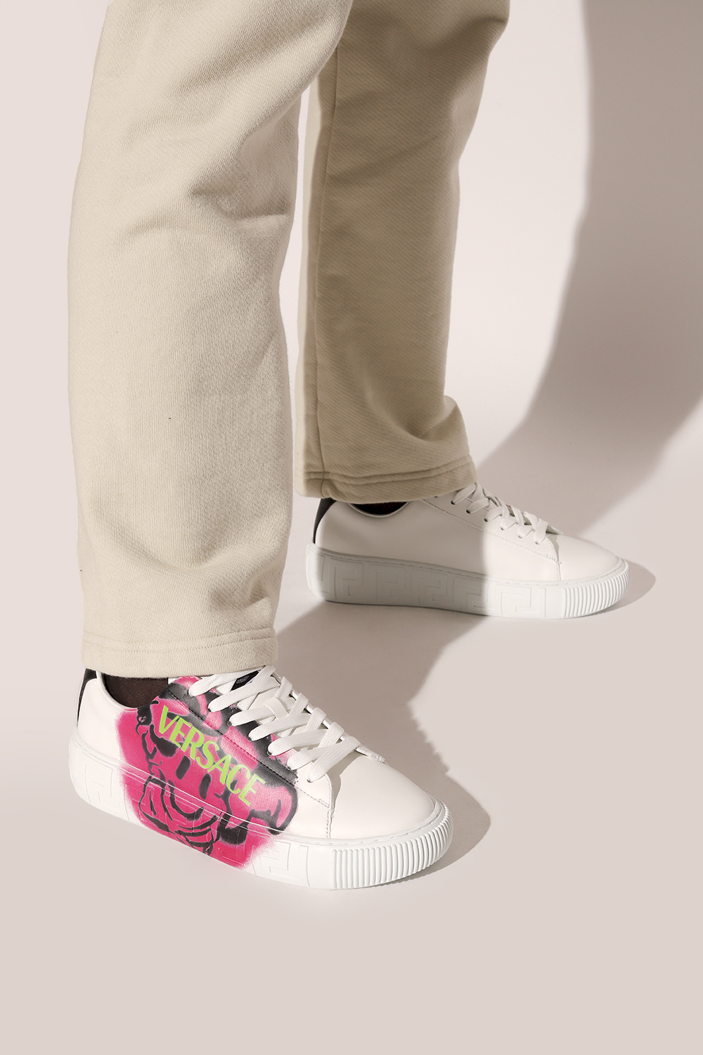 Versace Printed sneakers