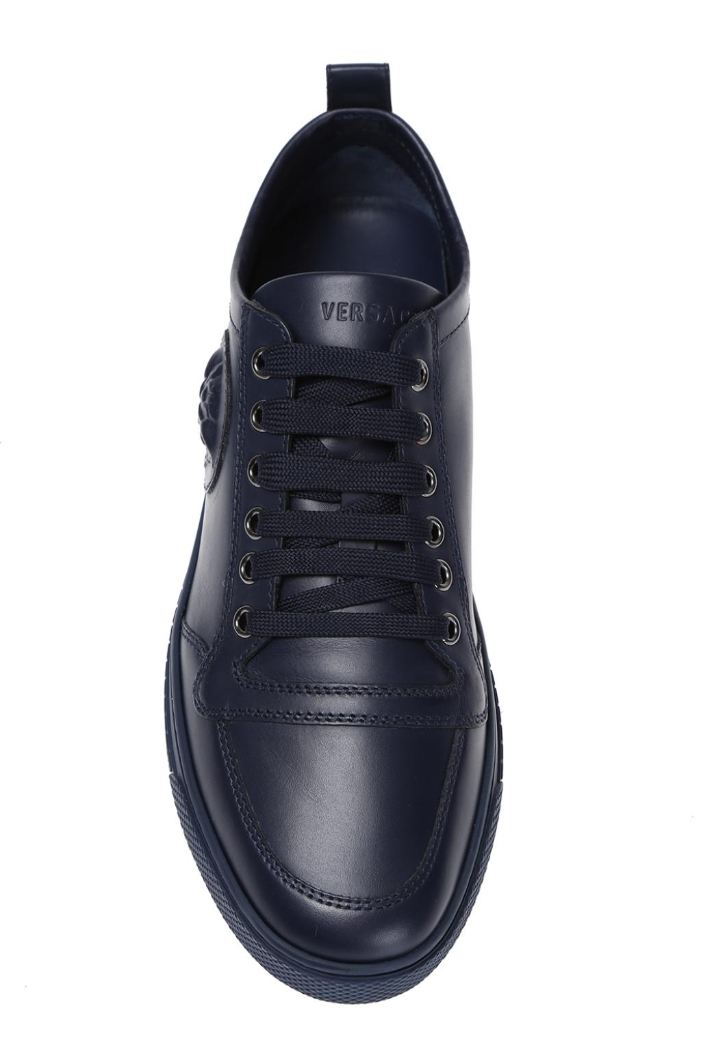 versace leather sneakers