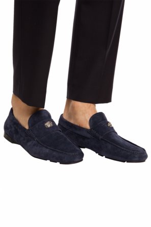 Medusa head moccasins od Versace