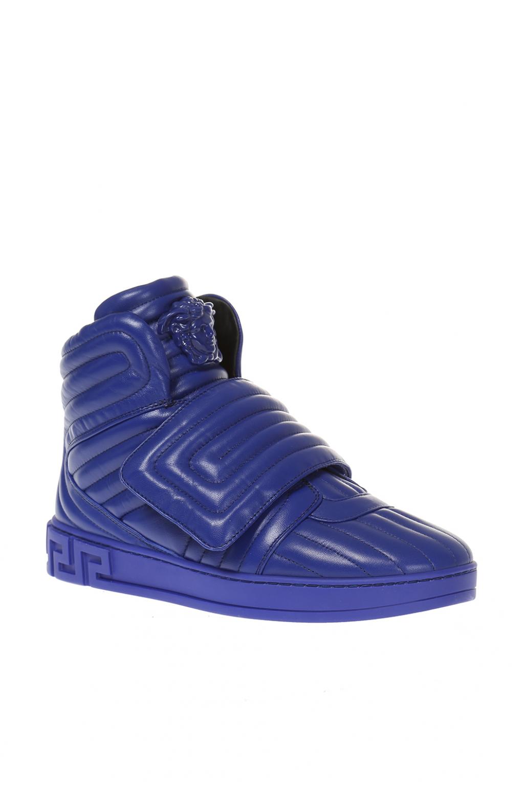 versace quilted sneakers