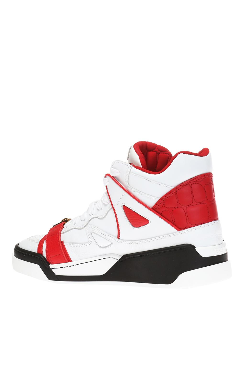VERSACE #33676 Men´s White & Red Jordan Logo Metal Sneakers (US 9 EU 39) –  ALL YOUR BLISS