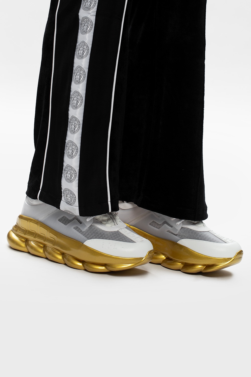 White 'Chain Reaction' sneakers Versace - Vitkac TW