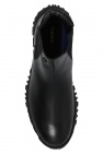 Versace BLACK Chelsea boots with logo