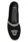 Versace BLACK Medusa head espadrilles