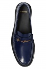 Versace NAVY BLUE Leather loafers