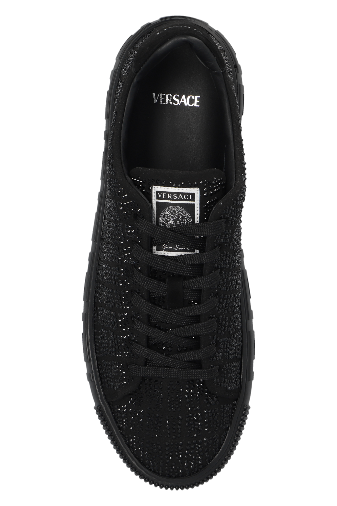 Versace Crystal-embellished sneakers | Men's Shoes | Vitkac