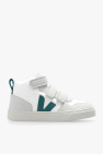 Veja Men's Clean Leather Sneakers in Extra White Pumpkin