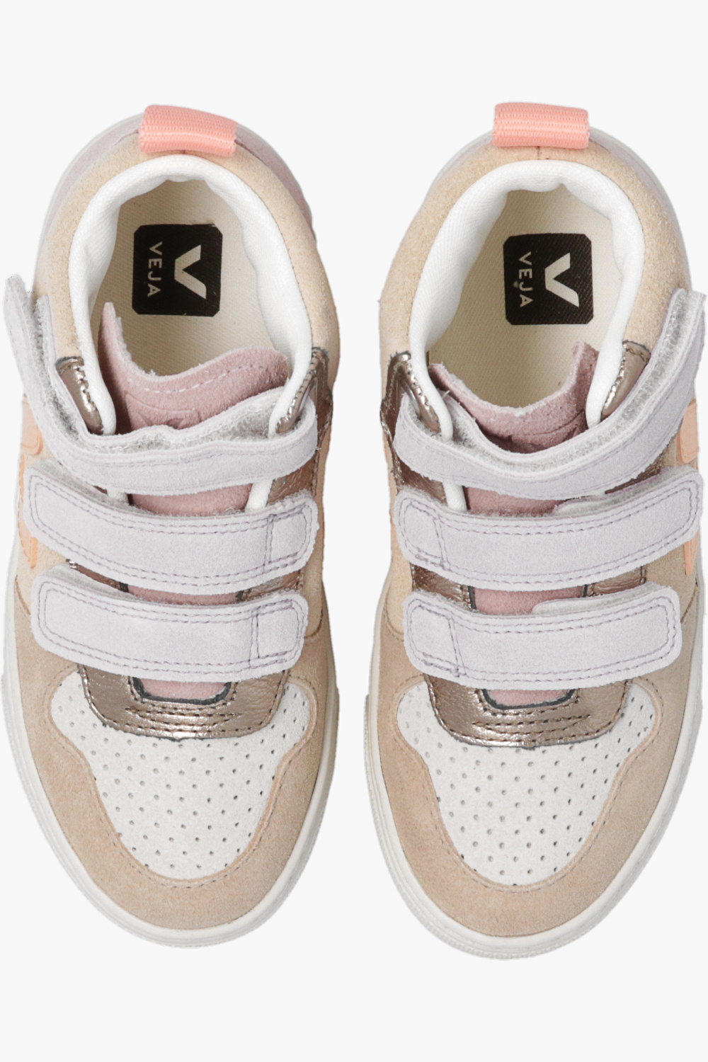 veja rec Kids ‘V-10’ high-top sneakers