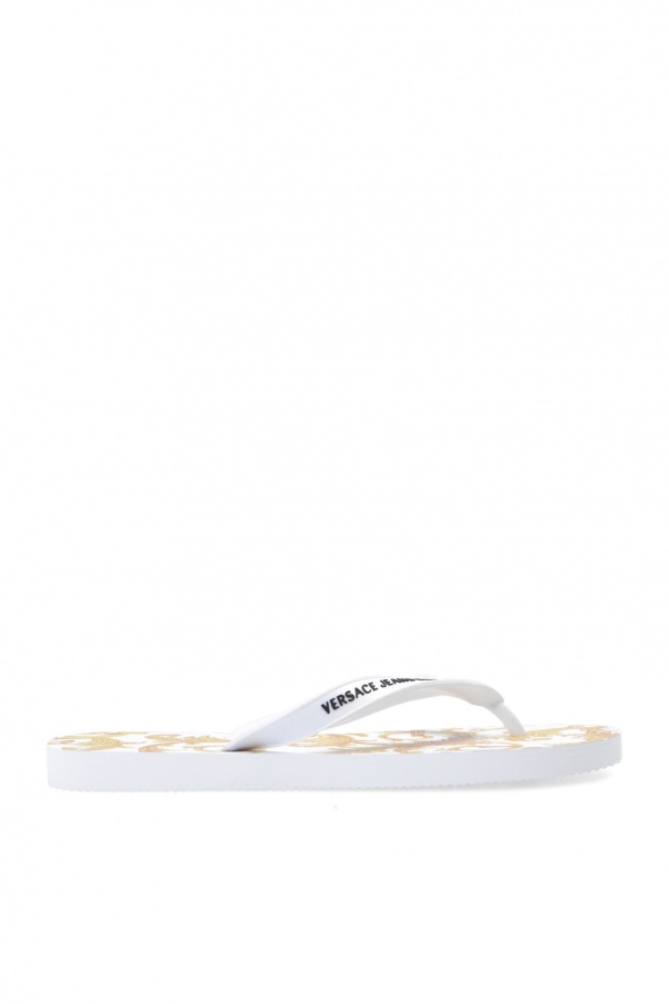 Sneakers 237 In Mesh Patchwork Flip-flops with logo