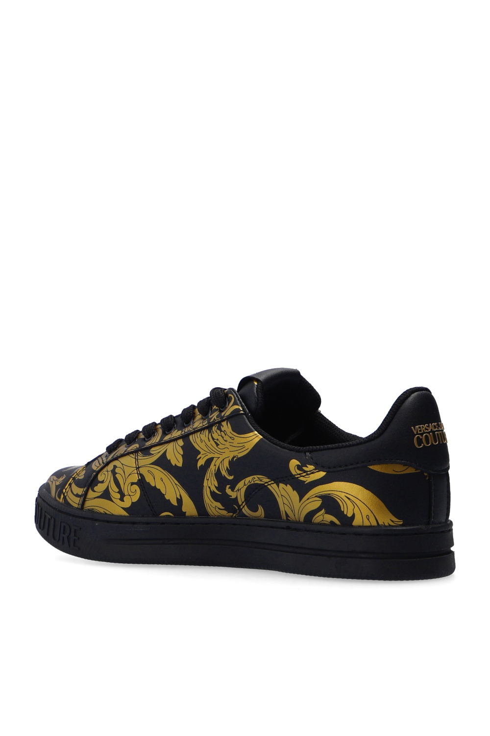 versace jeans embossed sole trainer