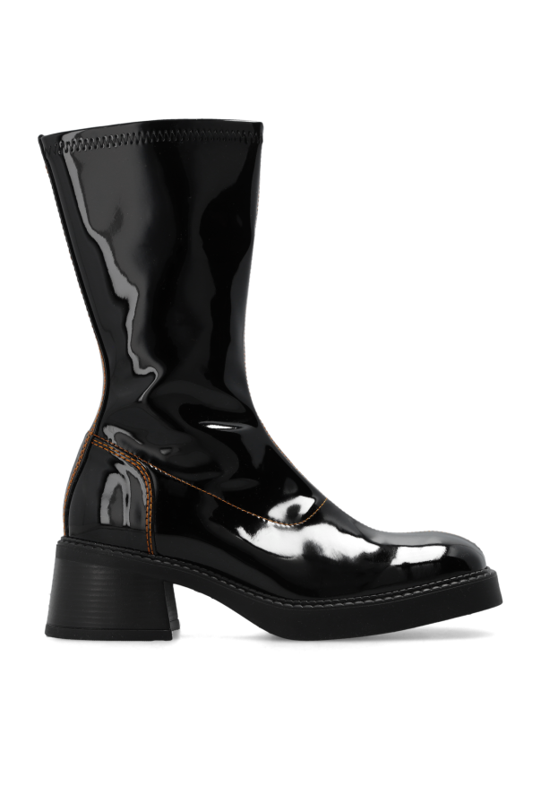 Miista ‘Vero’ glossy already ankle boots
