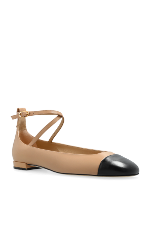 Stuart Weitzman Leather ballet flats Eden Strap