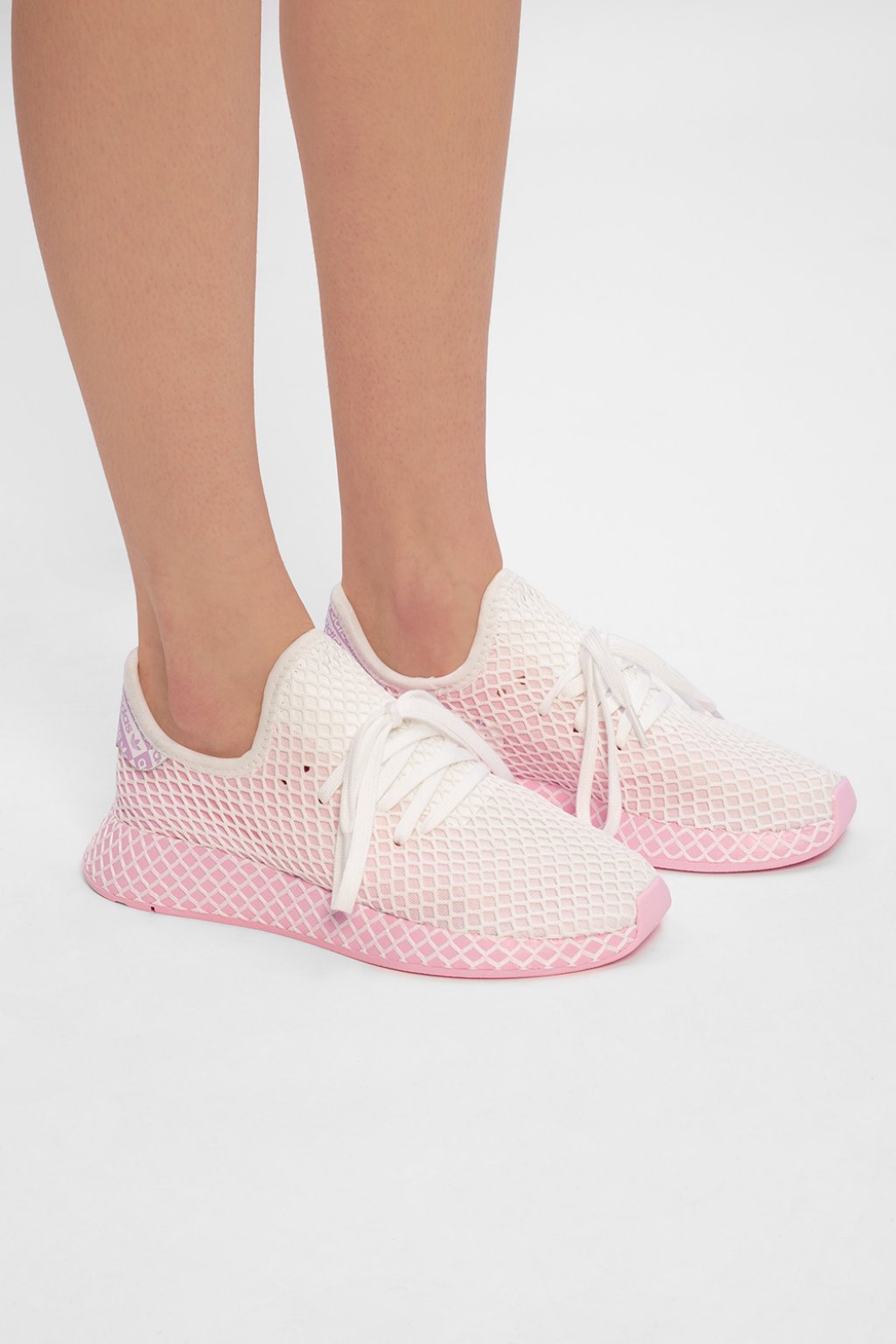 Perforering Skråstreg designer Pink 'Deerupt Runner' sneakers ADIDAS Originals - Vitkac TW