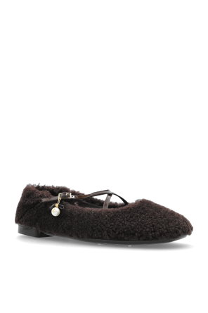 Jimmy Choo Bailarinas de Futrzane "Eleri"