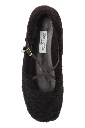 Jimmy Choo Bailarinas de Futrzane "Eleri"