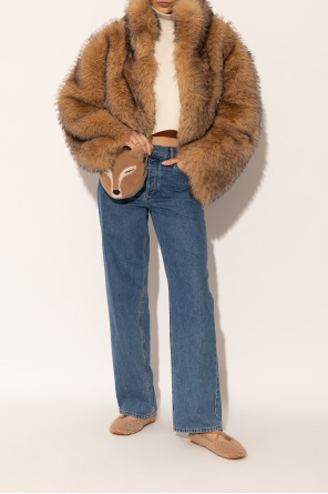 Jimmy Choo Futrzane ballerinas "Eleri"