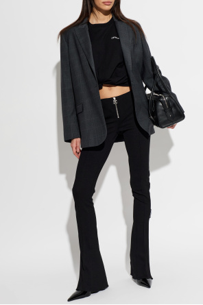 BLACK SUEDE STUDIO Leather wedge shoes "Eliana"