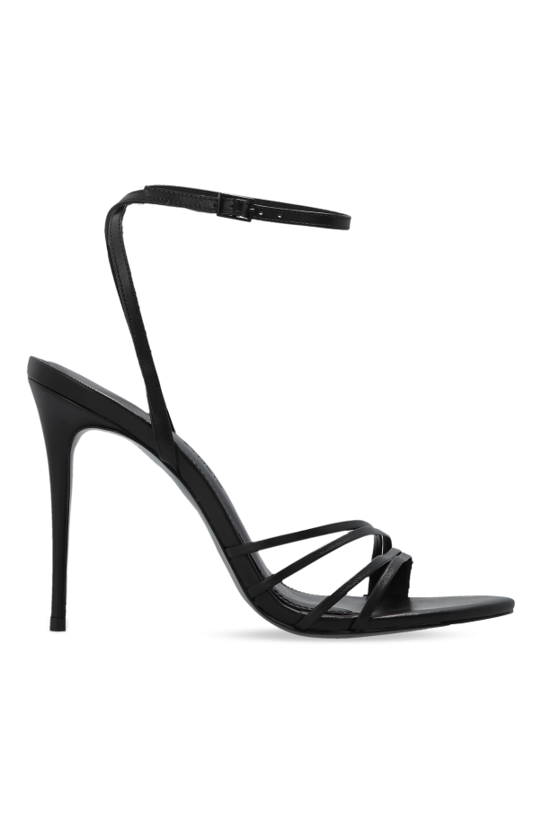 Leather heeled sandals 