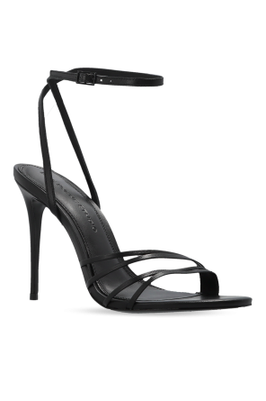 BLACK SUEDE STUDIO Leather heeled sandals "Ella"