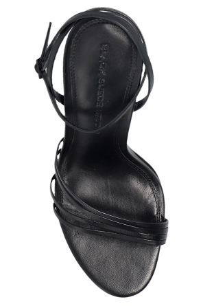 BLACK SUEDE STUDIO Leather heeled sandals "Ella"