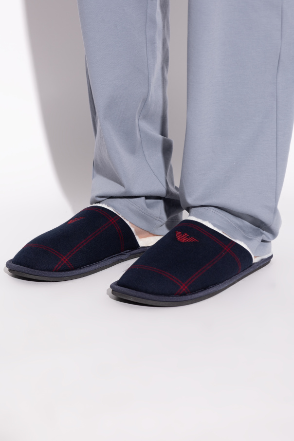 Emporio Armani Slides with logo