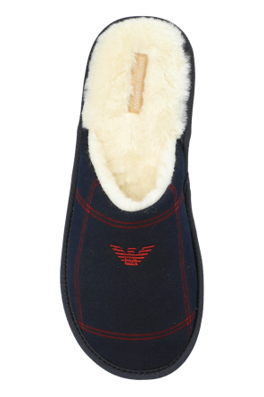 Emporio Armani Slides with logo
