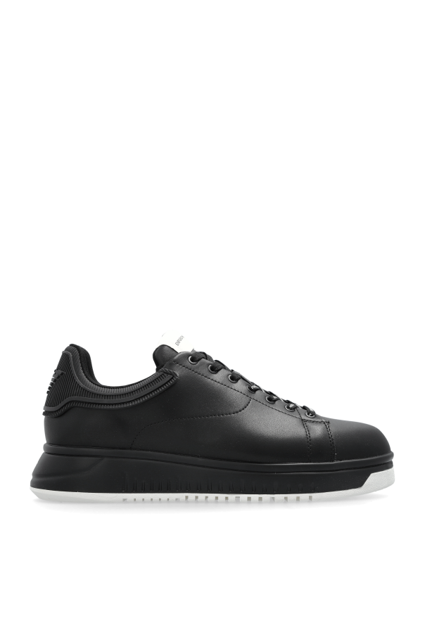 Sports shoes on a platform od Emporio Armani