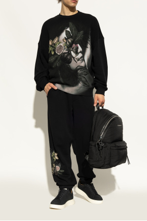 Emporio Armani Sportschuhe mit Plateau