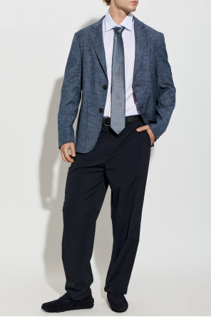 Emporio Armani Zamszowe mokasyny