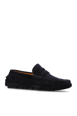 Emporio Armani Zamszowe mokasyny