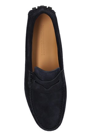 Emporio Armani Zamszowe mokasyny