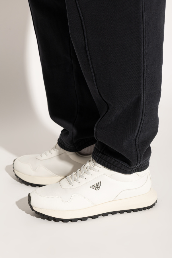 Emporio Armani Sports shoes with logo appliqué