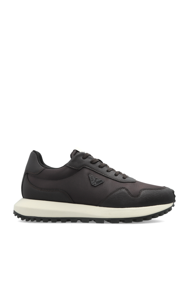 Emporio Armani Buty sportowe z aplikacją z logo