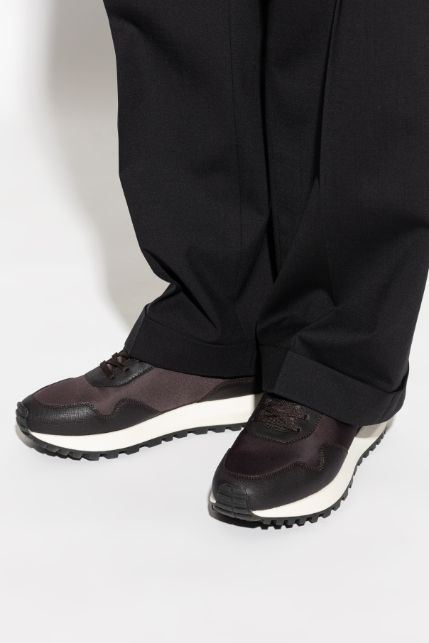 Emporio Armani Buty sportowe z aplikacją z logo