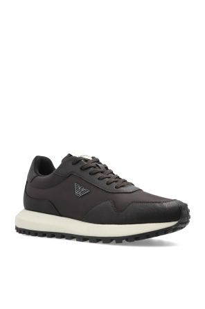 Emporio Armani Buty sportowe z aplikacją z logo