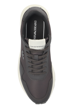 Emporio Armani Buty sportowe z aplikacją z logo