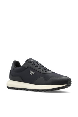 Emporio Armani Sports shoes with a logo-shaped appliqué