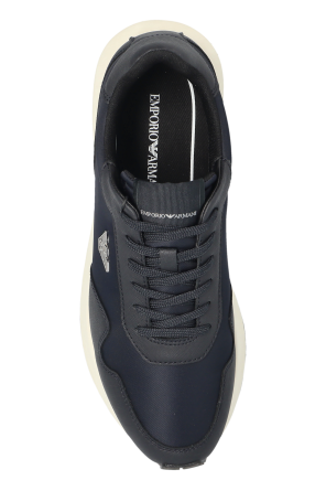 Emporio Armani Sports shoes with a logo-shaped appliqué