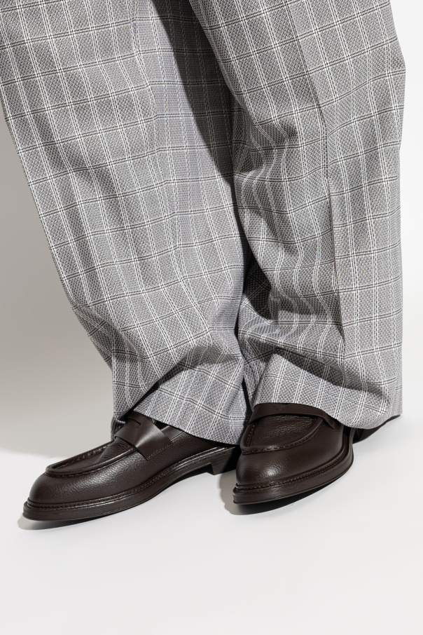 Emporio Armani Skórzane buty typu `loafers`