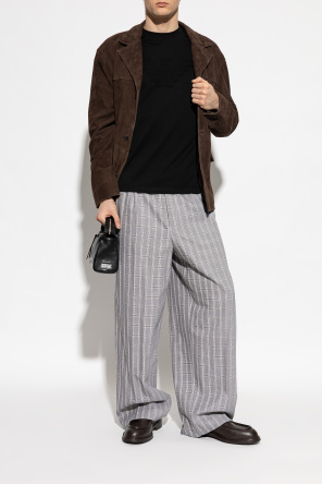 Emporio Armani Skórzane buty typu `loafers`