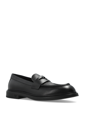 Emporio Armani Skórzane buty typu `loafers`